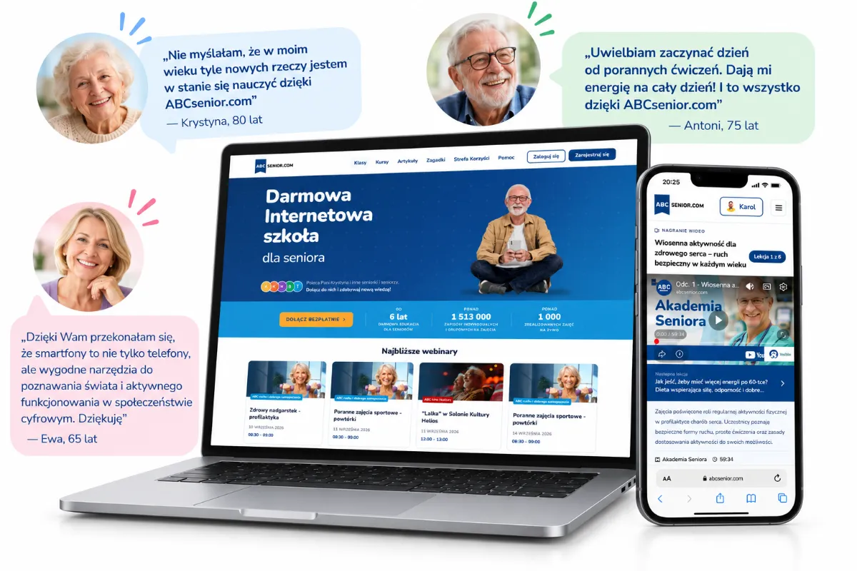 Opinie uczestników na ABCsenior.com
